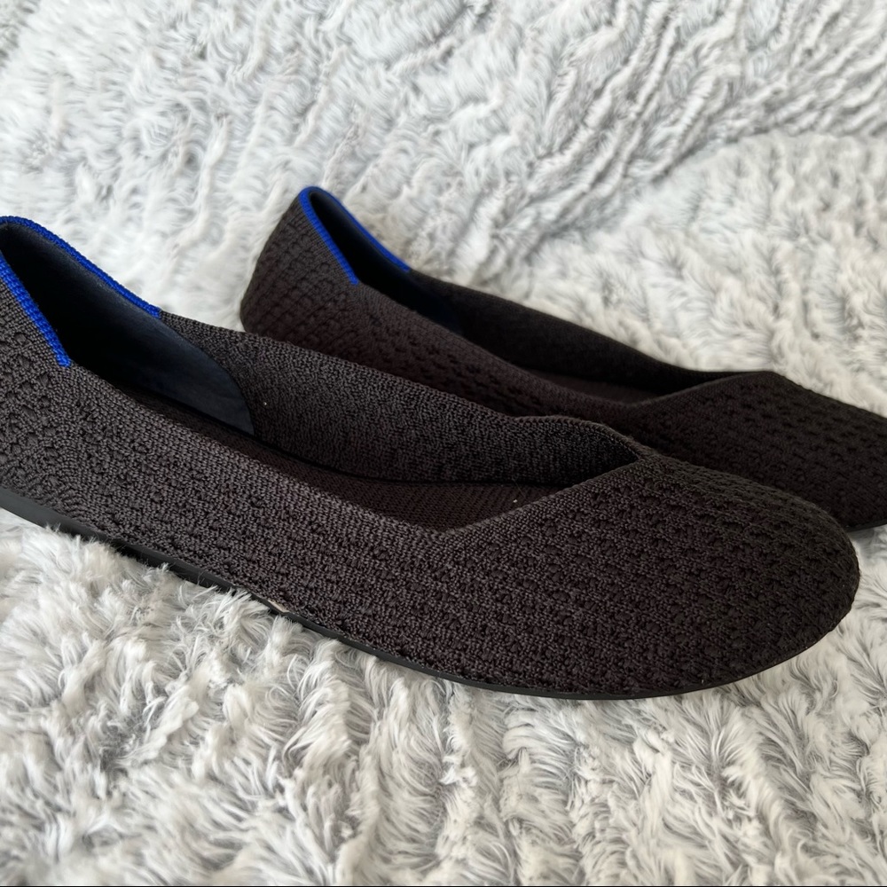 Rothy’s | The Classic Flat | Black Solid | Size 7.5